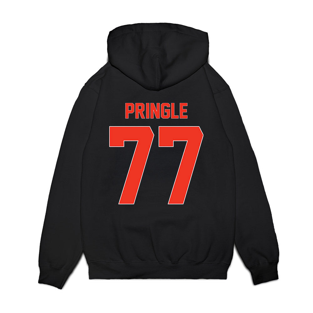 Syracuse - NCAA Football : Kam Pringle - Vintage Helmet Premium Hooded Sweatshirt-1