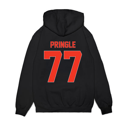 Syracuse - NCAA Football : Kam Pringle - Vintage Helmet Premium Hooded Sweatshirt-1