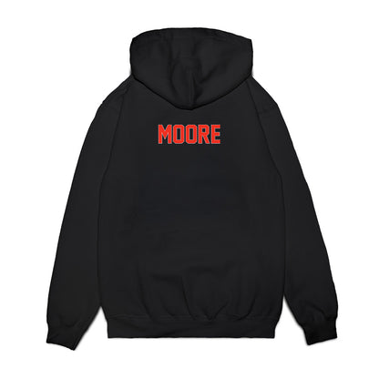 Syracuse - NCAA Football : Elijah Moore - Vintage Helmet Premium Hooded Sweatshirt-1