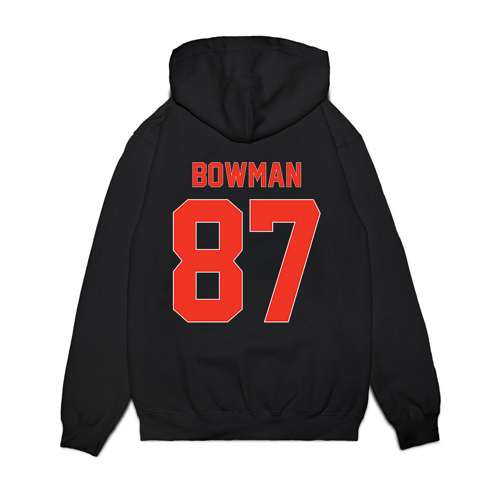 Syracuse - NCAA Football : Wyatt Bowman - Vintage Helmet Premium Hooded Sweatshirt-1