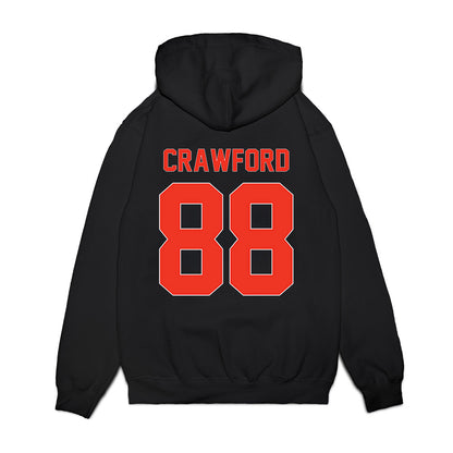 Syracuse - NCAA Football : Elijah Crawford - Vintage Helmet Premium Hooded Sweatshirt-1