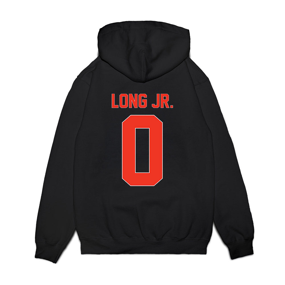 Syracuse - NCAA Football : Braheem Long Jr. - Vintage Helmet Premium Hooded Sweatshirt-1