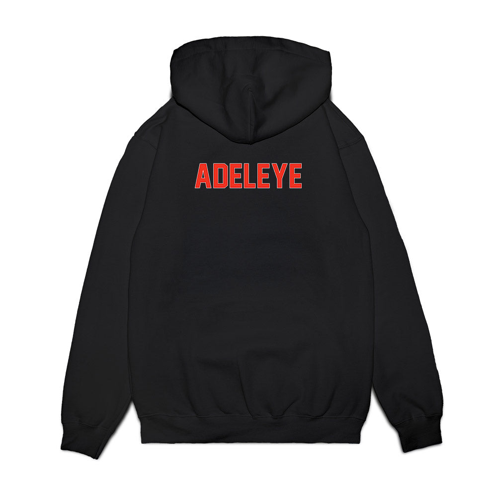 Syracuse - NCAA Football : Oluwatunmise Adeleye - Vintage Helmet Premium Hooded Sweatshirt-1