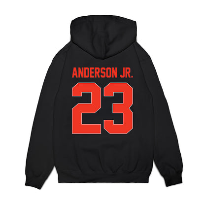 Syracuse - NCAA Football : Shavane Anderson Jr. - Vintage Helmet Premium Hooded Sweatshirt-1