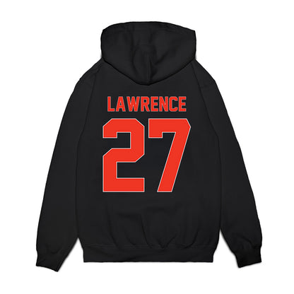 Syracuse - NCAA Football : Javon Lawrence - Vintage Helmet Premium Hooded Sweatshirt-1