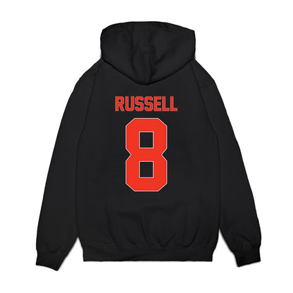 Syracuse - NCAA Football : Tyshawn Russell - Vintage Helmet Premium Hooded Sweatshirt-1