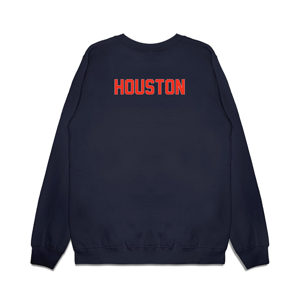 Syracuse - NCAA Football : Kordae Houston - Vintage Helmet Premium Crewneck Sweatshirt-1