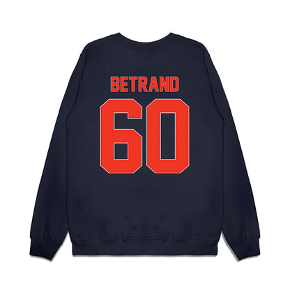 Syracuse - NCAA Football : Naquil Betrand - Vintage Helmet Premium Crewneck Sweatshirt-1