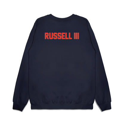 Syracuse - NCAA Football : Calvin Russell III - Vintage Helmet Premium Crewneck Sweatshirt-1