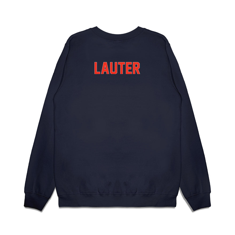 Syracuse - NCAA Football : Daniel Lauter - Vintage Helmet Premium Crewneck Sweatshirt-1