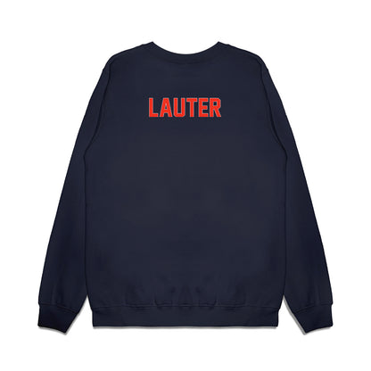 Syracuse - NCAA Football : Daniel Lauter - Vintage Helmet Premium Crewneck Sweatshirt-1