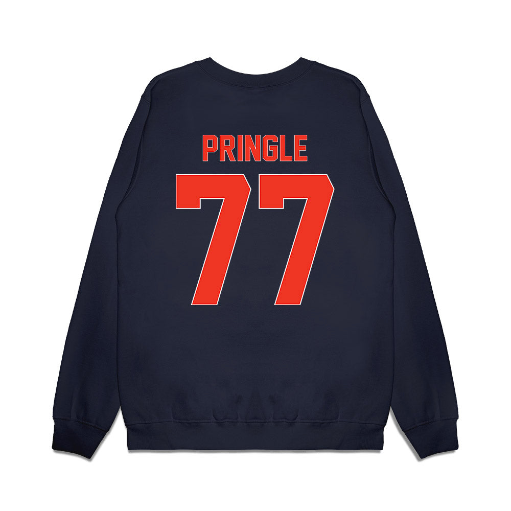 Syracuse - NCAA Football : Kam Pringle - Vintage Helmet Premium Crewneck Sweatshirt-1
