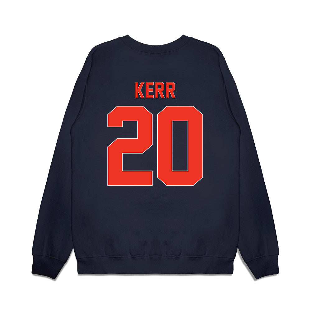 Syracuse - NCAA Football : Davion Kerr - Vintage Helmet Premium Crewneck Sweatshirt-1