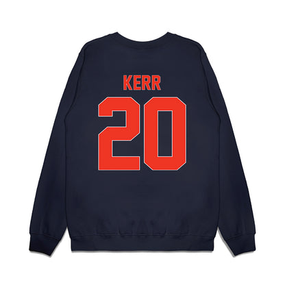 Syracuse - NCAA Football : Davion Kerr - Vintage Helmet Premium Crewneck Sweatshirt-1