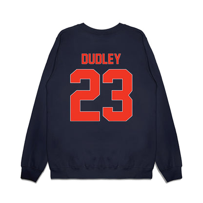 Syracuse - NCAA Football : William Dudley - Vintage Helmet Premium Crewneck Sweatshirt-1