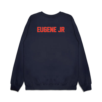 Syracuse - NCAA Football : Jai Eugene Jr - Vintage Helmet Premium Crewneck Sweatshirt-1