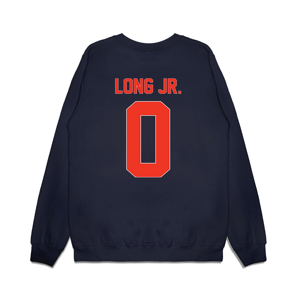 Syracuse - NCAA Football : Braheem Long Jr. - Vintage Helmet Premium Crewneck Sweatshirt-1