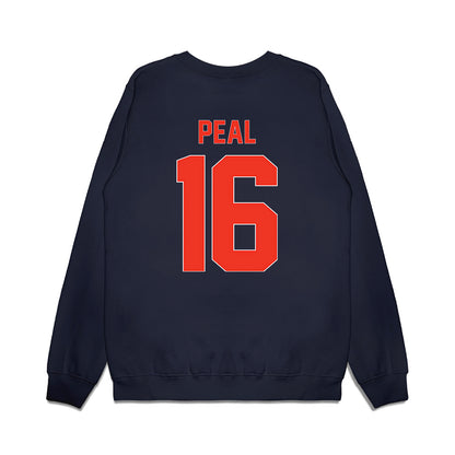 Syracuse - NCAA Football : Chris Peal - Vintage Helmet Premium Crewneck Sweatshirt-1