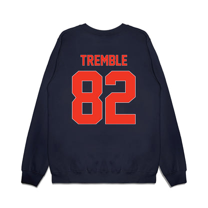 Syracuse - NCAA Football : Jamie Tremble - Vintage Helmet Premium Crewneck Sweatshirt-1