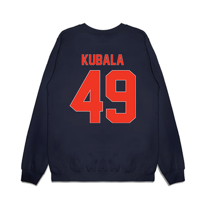 Syracuse - NCAA Football : Josh Kubala - Vintage Helmet Premium Crewneck Sweatshirt-1