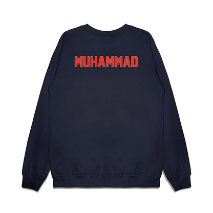 Syracuse - NCAA Football : Ibn Wadu Muhammad - Vintage Helmet Premium Crewneck Sweatshirt-1