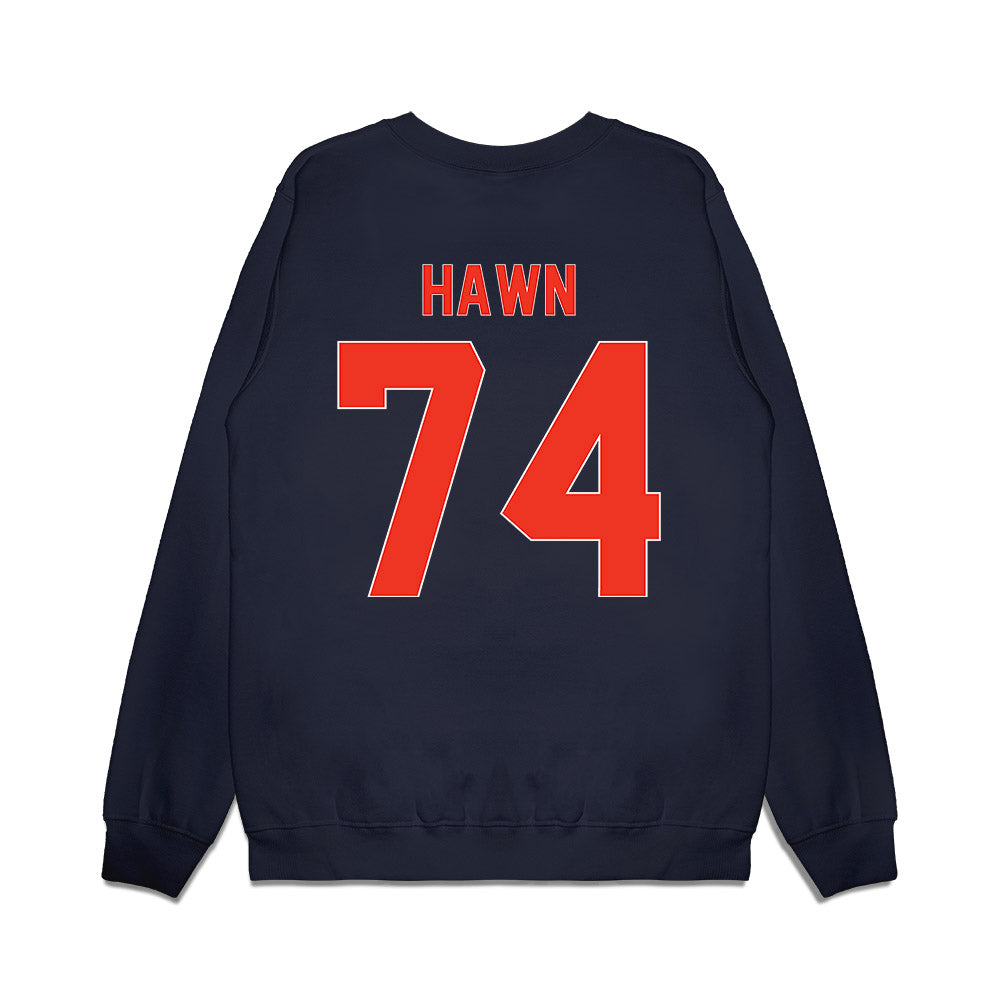 Syracuse - NCAA Football : Matt Hawn - Vintage Helmet Premium Crewneck Sweatshirt-1