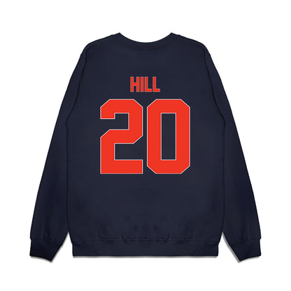 Syracuse - NCAA Football : Tylik Hill - Vintage Helmet Premium Crewneck Sweatshirt-1