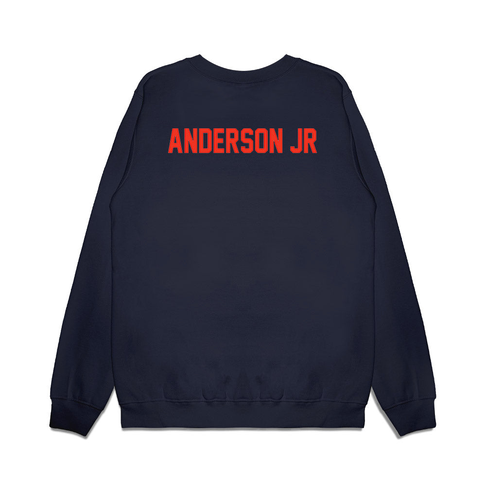 Syracuse - NCAA Football : Shavane Anderson Jr - Vintage Helmet Premium Crewneck Sweatshirt-1