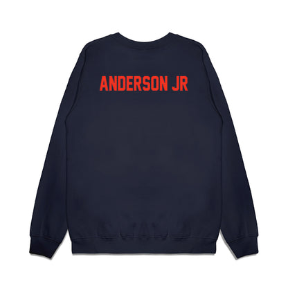 Syracuse - NCAA Football : Shavane Anderson Jr - Vintage Helmet Premium Crewneck Sweatshirt-1