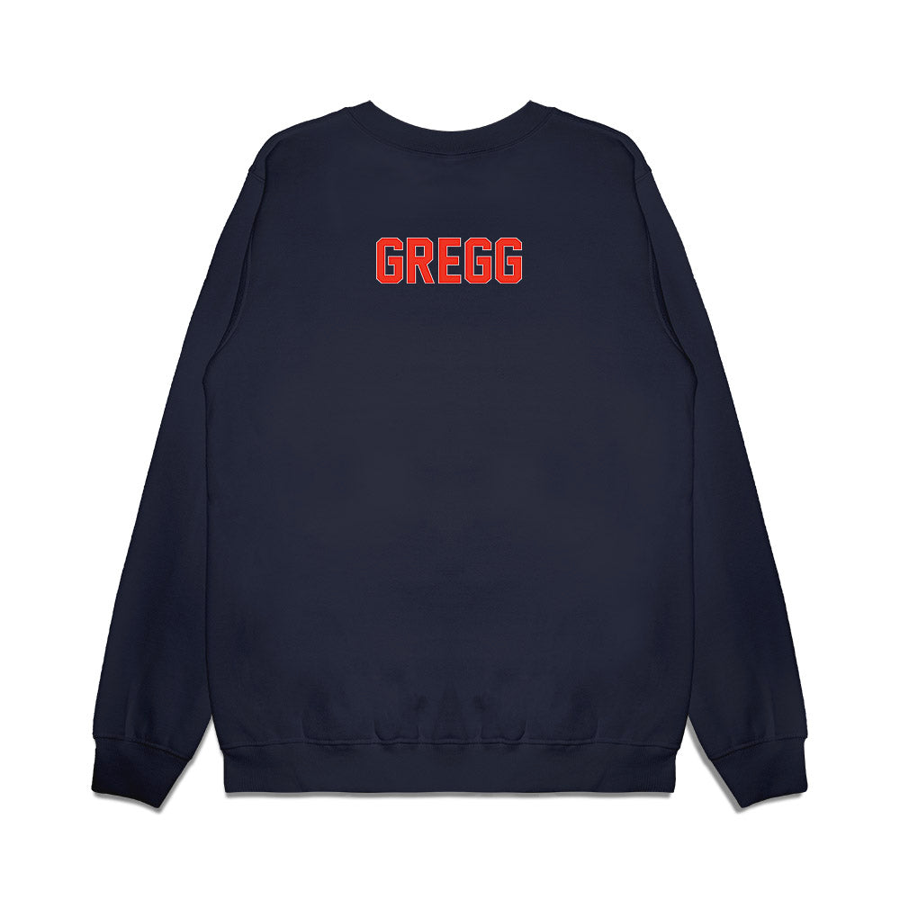 Syracuse - NCAA Football : Jimmy Gregg - Vintage Helmet Premium Crewneck Sweatshirt-1