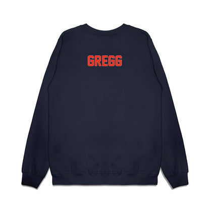 Syracuse - NCAA Football : Jimmy Gregg - Vintage Helmet Premium Crewneck Sweatshirt-1