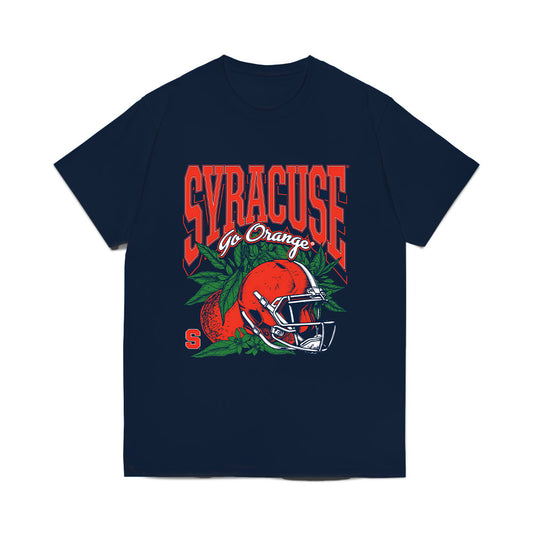 Syracuse - NCAA Football : Joseph Cruz - Vintage Helmet Comfort Colors T-Shirt-0
