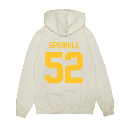 LSU - NCAA Football : Jaquan Sprinkle - Vintage Helmet Premium Hooded Sweatshirt-1