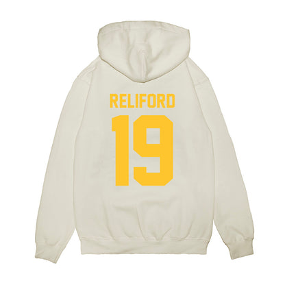 LSU - NCAA Football : Gabriel Reliford - Vintage Helmet Premium Hooded Sweatshirt-1