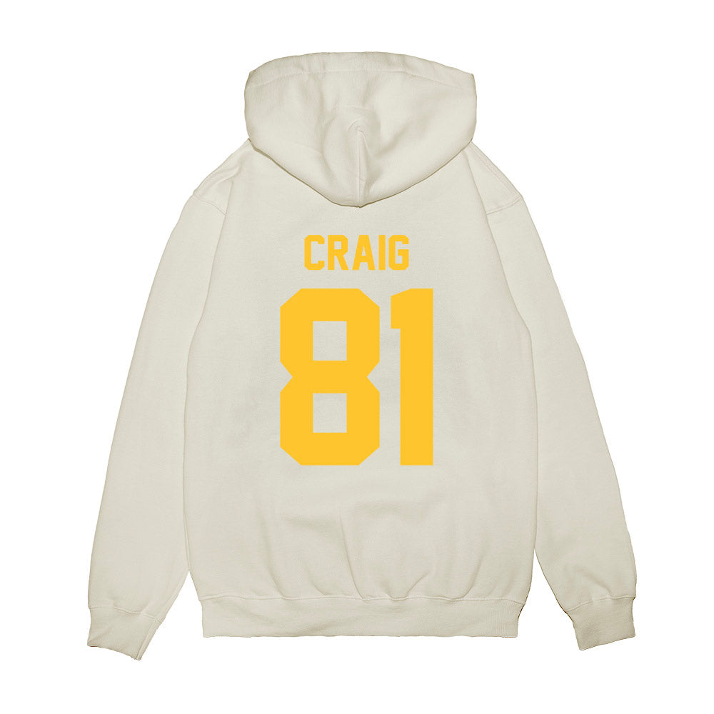 LSU - NCAA Football : Landon Craig - Vintage Helmet Premium Hooded Sweatshirt-1