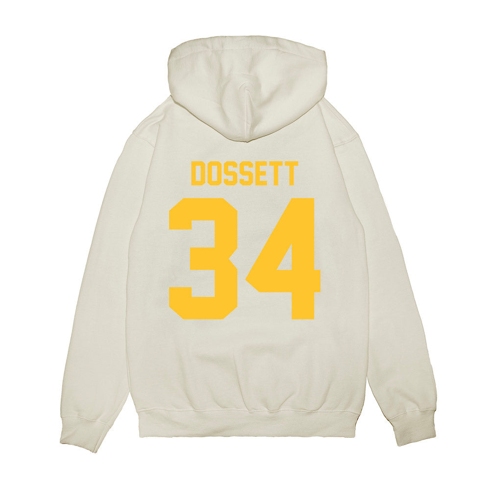 LSU - NCAA Football : Mason Dossett - Vintage Helmet Premium Hooded Sweatshirt-1
