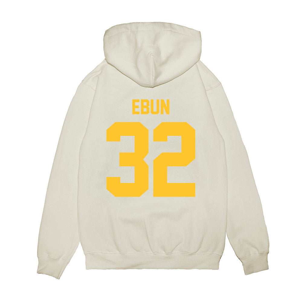 LSU - NCAA Football : Joseph Ebun - Vintage Helmet Premium Hooded Sweatshirt-1