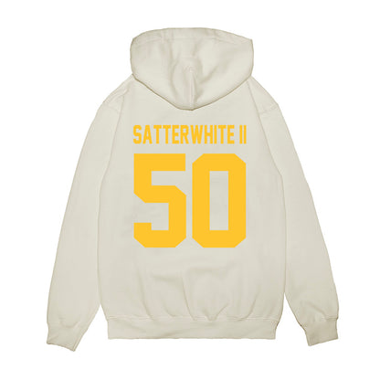 LSU - NCAA Football : William Satterwhite II - Vintage Helmet Premium Hooded Sweatshirt-1