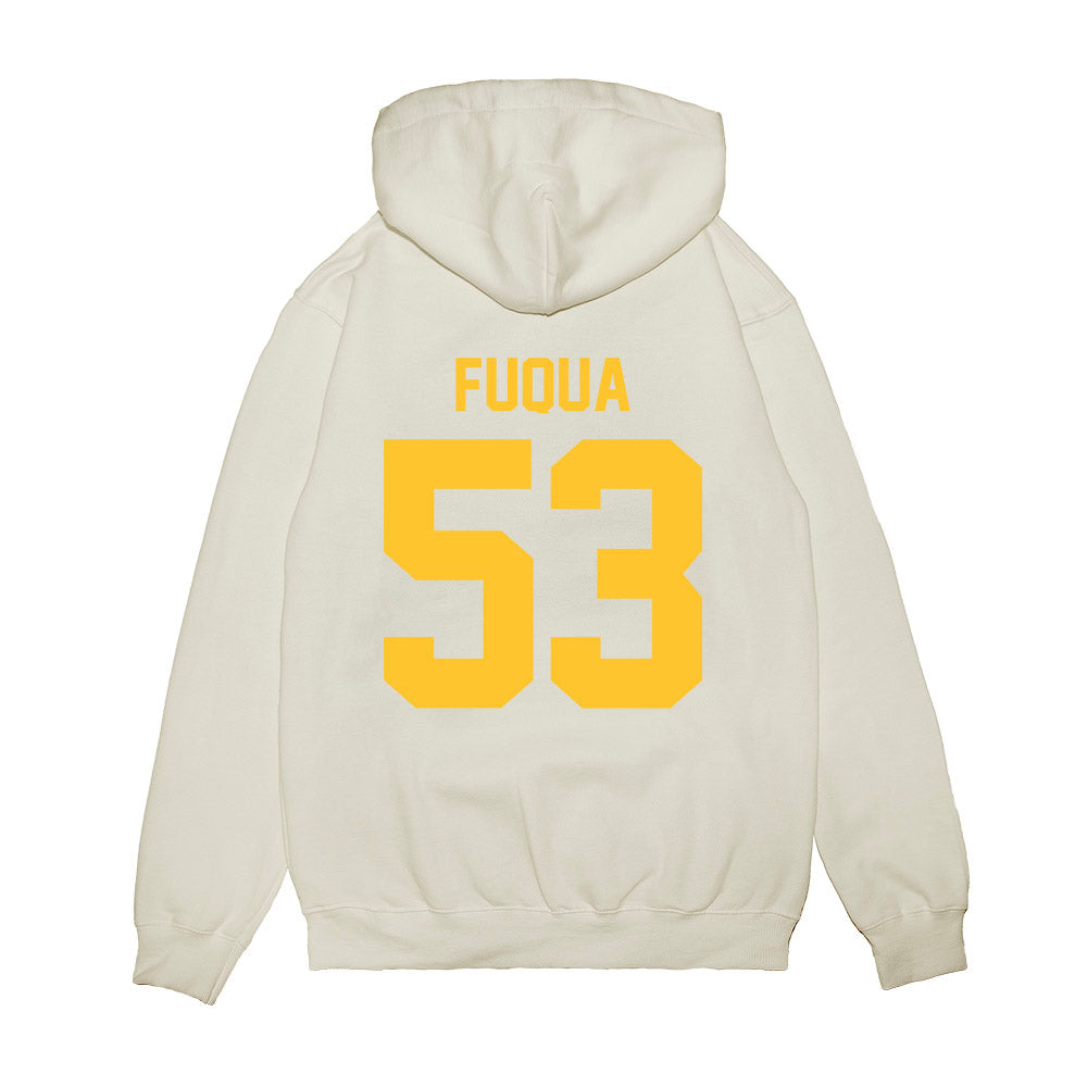 LSU - NCAA Football : Hayes Fuqua - Vintage Helmet Premium Hooded Sweatshirt-1