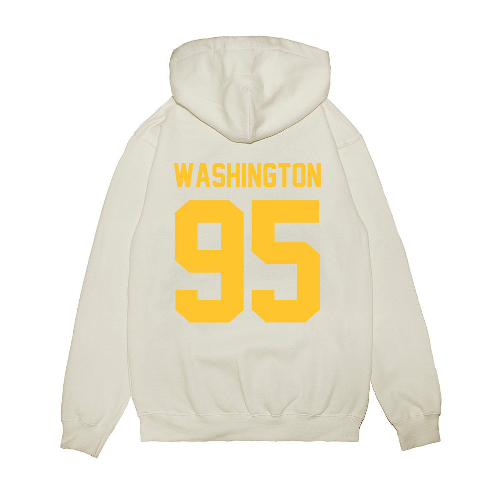 LSU - NCAA Football : Shone Washington - Vintage Helmet Premium Hooded Sweatshirt-1