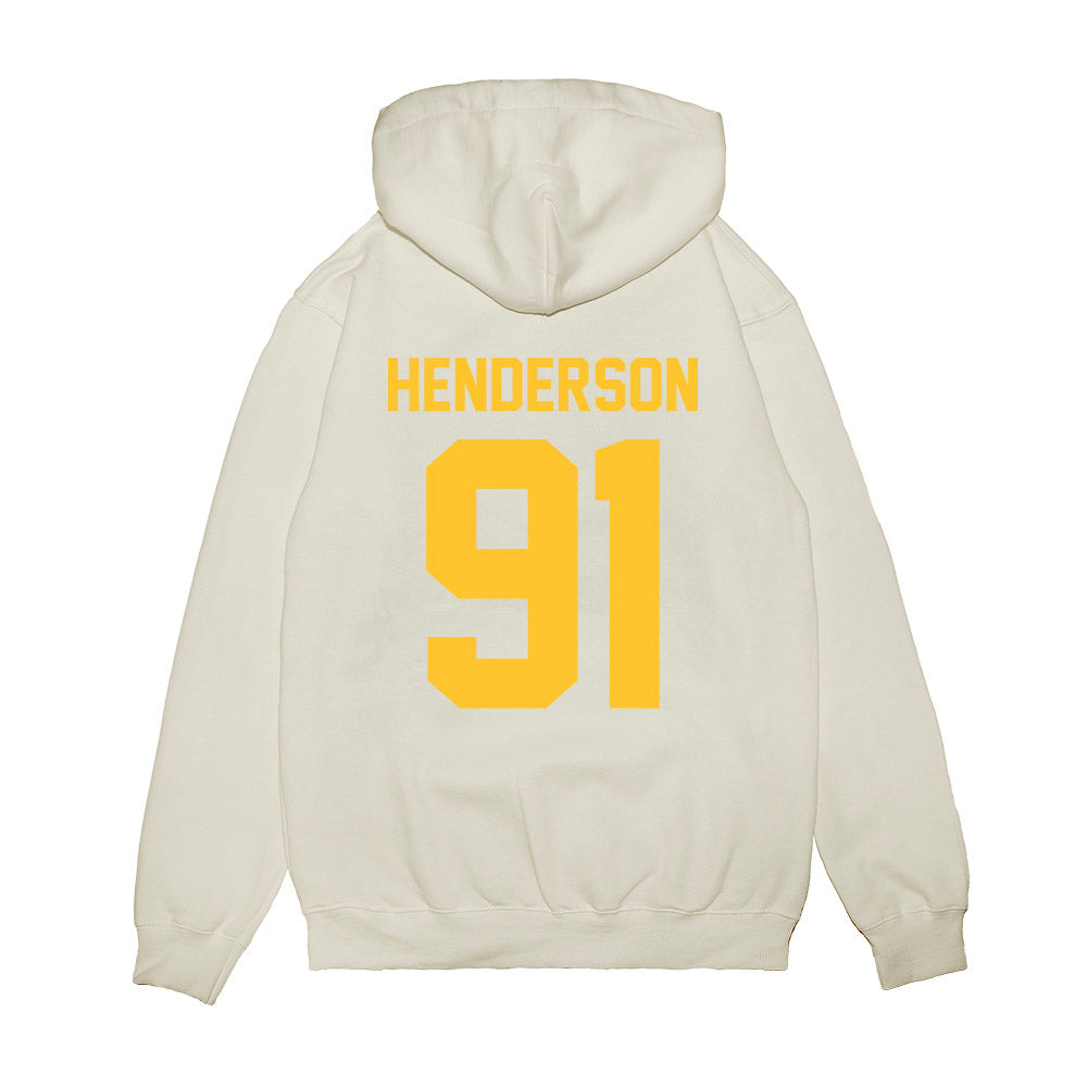LSU - NCAA Football : Trenton Henderson - Vintage Helmet Premium Hooded Sweatshirt-1