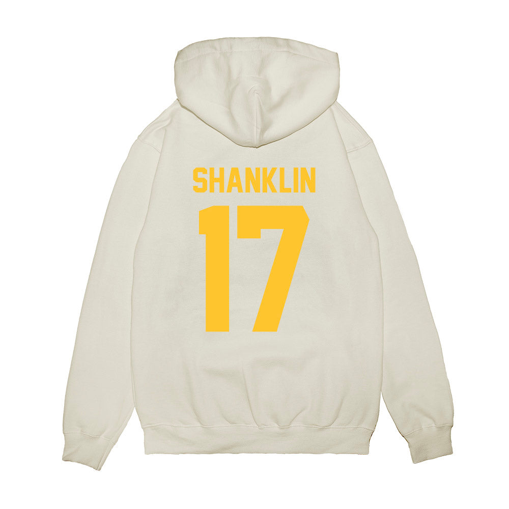 LSU - NCAA Football : Damien Shanklin - Vintage Helmet Premium Hooded Sweatshirt-1