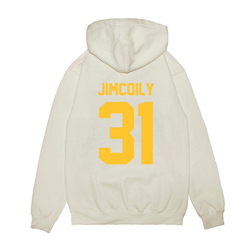 LSU - NCAA Football : CJ Jimcoily - Vintage Helmet Premium Hooded Sweatshirt-1