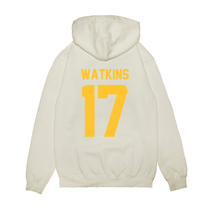 LSU - NCAA Football : Winston Watkins - Vintage Helmet Premium Hooded Sweatshirt-1