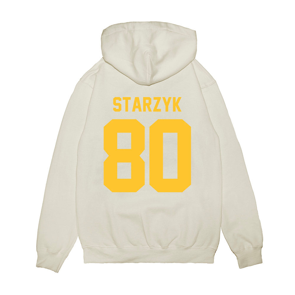 LSU - NCAA Football : Scott Starzyk - Vintage Helmet Premium Hooded Sweatshirt-1