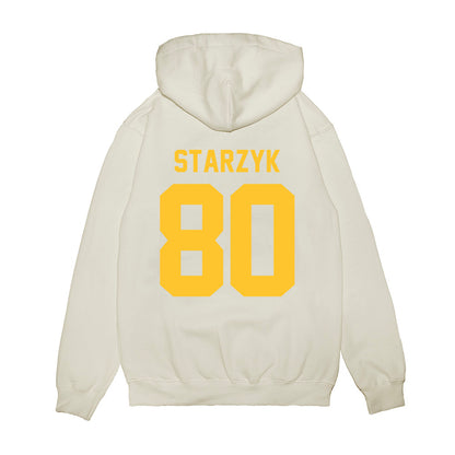 LSU - NCAA Football : Scott Starzyk - Vintage Helmet Premium Hooded Sweatshirt-1