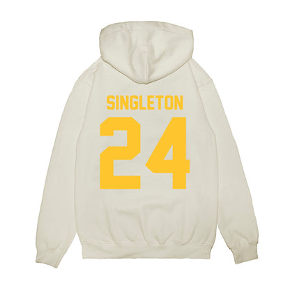 LSU - NCAA Football : Tylen Singleton - Vintage Helmet Premium Hooded Sweatshirt-1