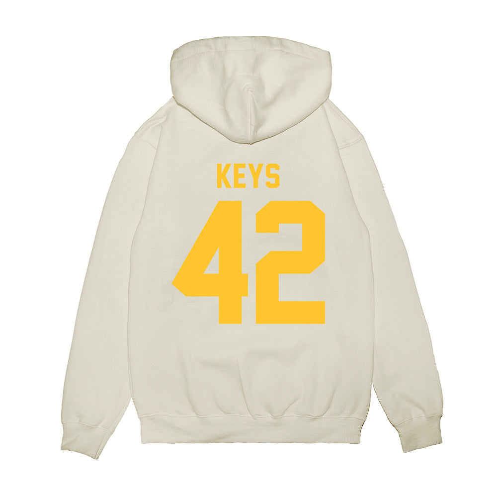 LSU - NCAA Football : Davhon Keys - Vintage Helmet Premium Hooded Sweatshirt-1