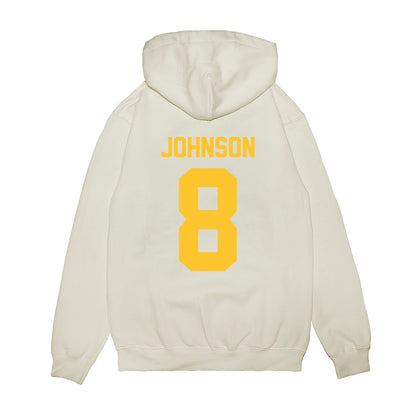 LSU - NCAA Football : Jujuan Johnson - Vintage Helmet Premium Hooded Sweatshirt-1