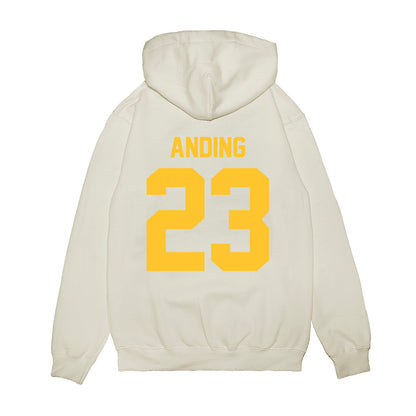 LSU - NCAA Football : Aidan Anding - Vintage Helmet Premium Hooded Sweatshirt-1